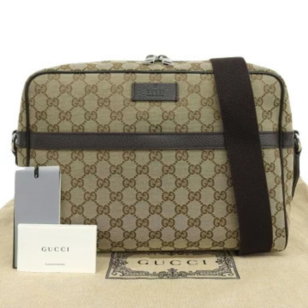 Gucci Crossbody Messenger GG Canvas Bag - Picture 2 of 6